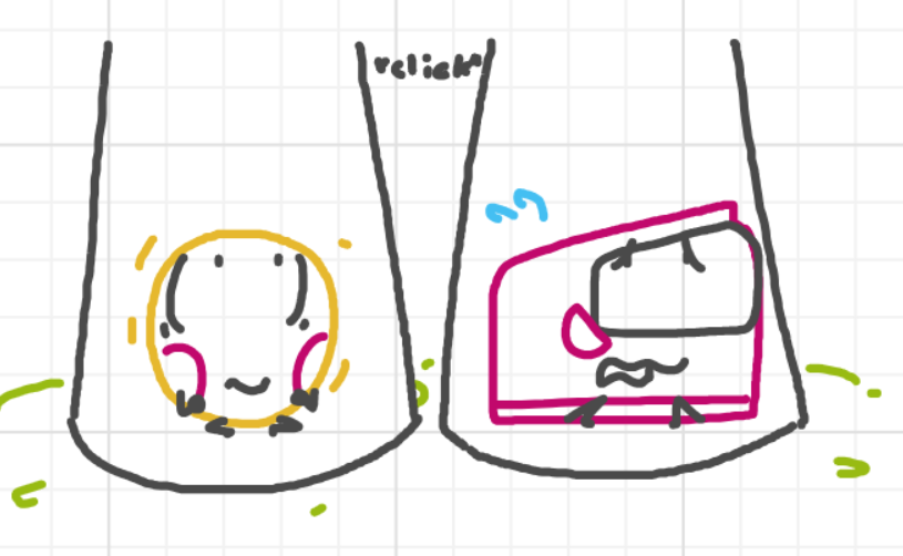 A panel from What's The Point, episode five of the Board Boards object show by Furretwalk/WalkingFurret.